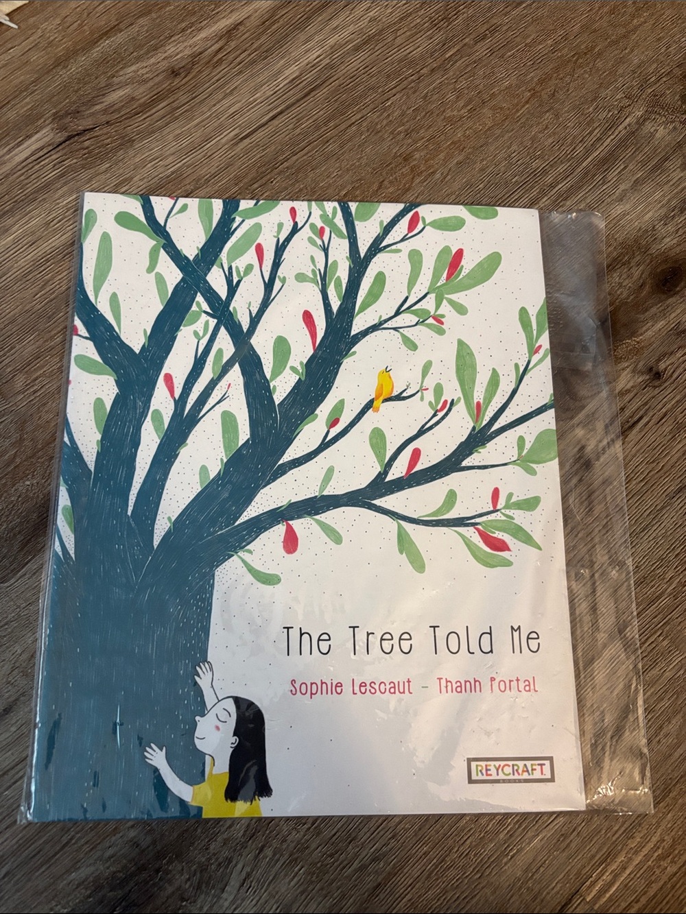 The Tree Told Me Children's Picture Book - White/Blue/Green